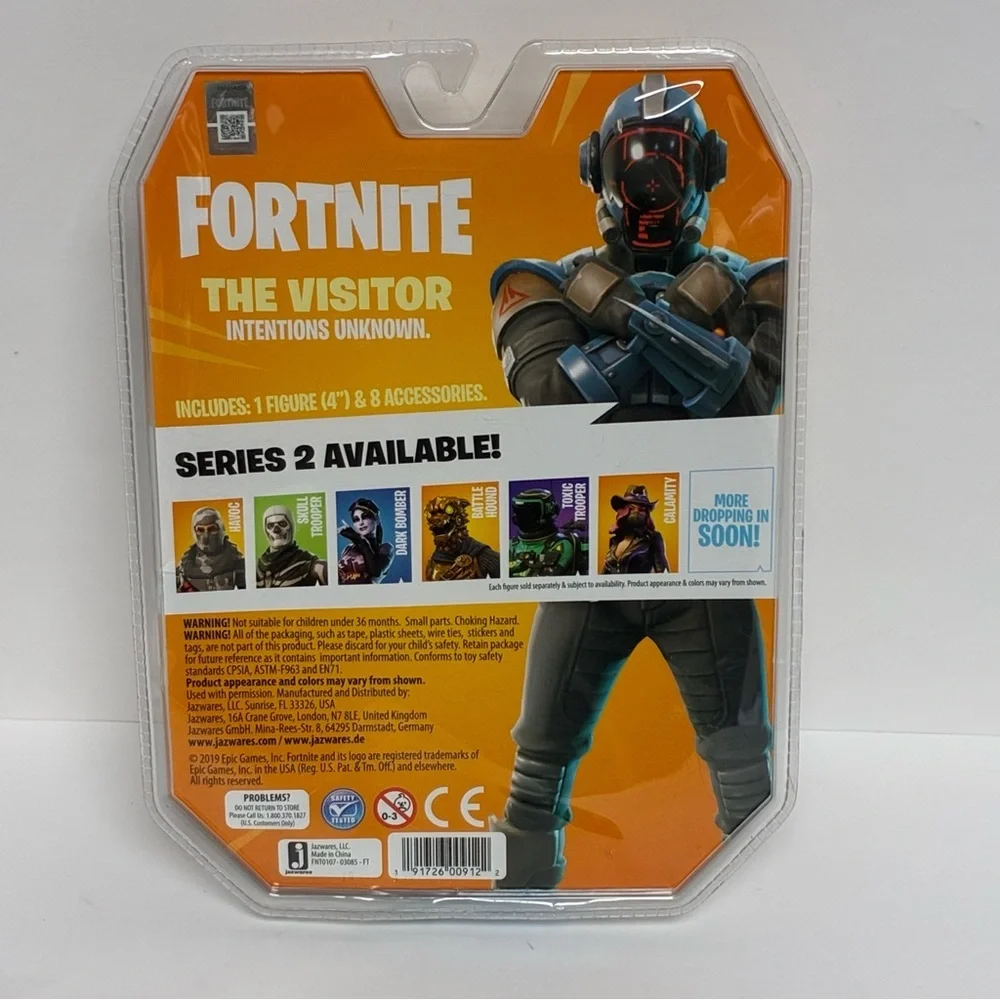 Fortnite THE VISITOR Early Game Survival Kit Figure Pack Action Figure NIP NEW